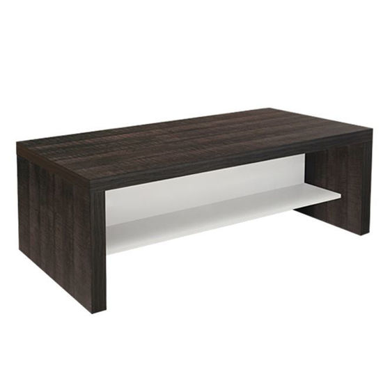 Εικόνα της ΤΡΑΠΕΖΙ ΣΑΛΟΝΙΟΥ HM2216.03 WENGE WASHED-ΛΕΥΚΟ 1.20Χ60Χ42