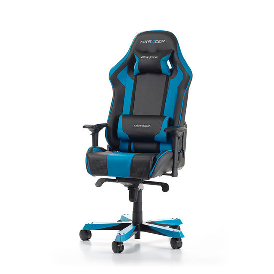 Εικόνα της DXRACER KING K06-NB - GAMING CHAIR -ΜΑΥΡΟ/ΜΠΛΕ-ΔΕΡΜΑ