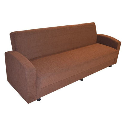 Εικόνα της ΚΑΝΑΠΕΣ ΚΡΕΒΑΤΙ 3ΘΕΣΙΟΣ DIMOS ΜΕ ΥΦΑΣΜΑ ΚΑΦΕ HM3031.04