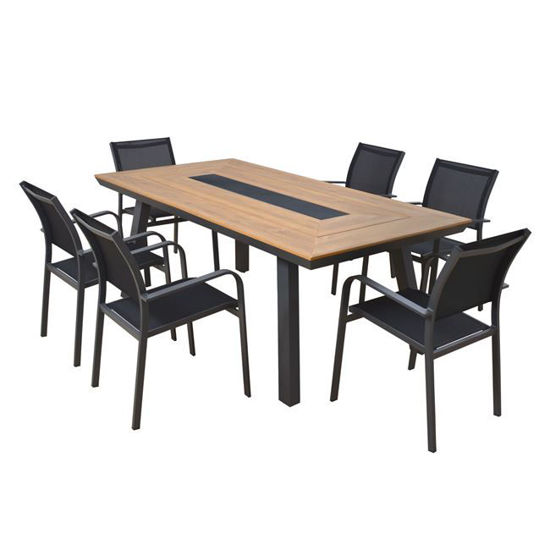 Εικόνα της ΣΕΤ ΤΡΑΠΕΖΑΡΙΑΣ 7ΤΜΧ ΣΕ ΓΚΡΙ ΧΡΩΜΑ HM5236.02