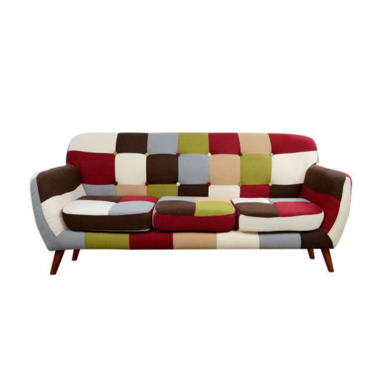 Εικόνα της ΚΑΝΑΠΕΣ 3ΘΕΣΙΟΣ HM3013.32 CAROUSEL MIXED COLOR 180X76X81