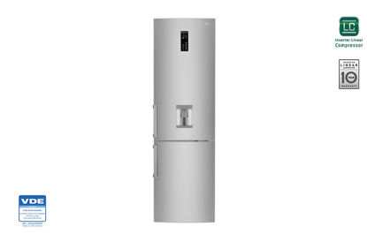 Εικόνα της LG Ψυγειοκαταψύκτης NoFrost Inox A++ GBB60PZFZS