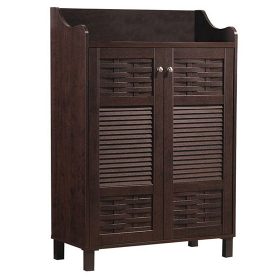 Εικόνα της ΠΑΠΟΥΤΣΟΘΗΚΗ-ΝΤΟΥΛΑΠΙ HM2230.01 WENGE 77X40X121εκ.