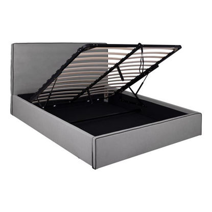 Εικόνα της ΚΡΕΒΑΤΙ ALLIE HM584.01 160Χ200 ΜΕ ΑΠΟΘΗΚΕΥΤΙΚΟ ΧΩΡΟ ΓΚΡΙ ΥΦΑΣΜΑ