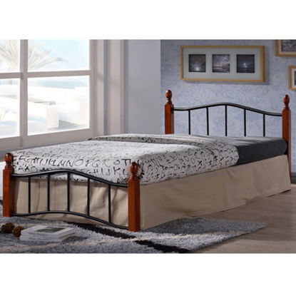 Εικόνα της ΚΡΕΒΑΤΙ ΜΕΤΑΛΛΟ ΞΥΛΟ LUCY HM303 150x200