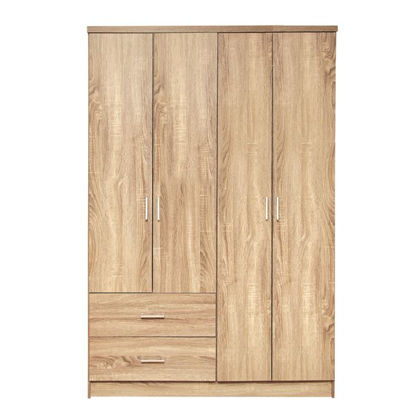 Εικόνα της ΝΤΟΥΛΑΠΑ 4ΦΥΛΛΗ ME 2 ΣΥΡΤΑΡΙΑ HM339.02 SONAMA 118.8Χ42Χ181εκ.