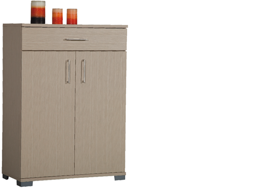 Εικόνα της Παπουτσοθήκη 17 ζεύγη,2πόρτες,1σύρτ.,4ράφια,ΕΛΛΗΝΙΚΗΣ ΚΑΤΑΣΚΕΥΗΣ 97x70x35