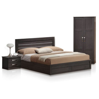 Εικόνα της ΣΕΤ ΦΟΙΤΗΤΙΚΟ 3 ΤΜΧ ΚΡΕΒΑΤΙ 150Χ200-ΚΟΜΟΔΙΝΟ-ΝΤΟΥΛΑΠΑ HM10320