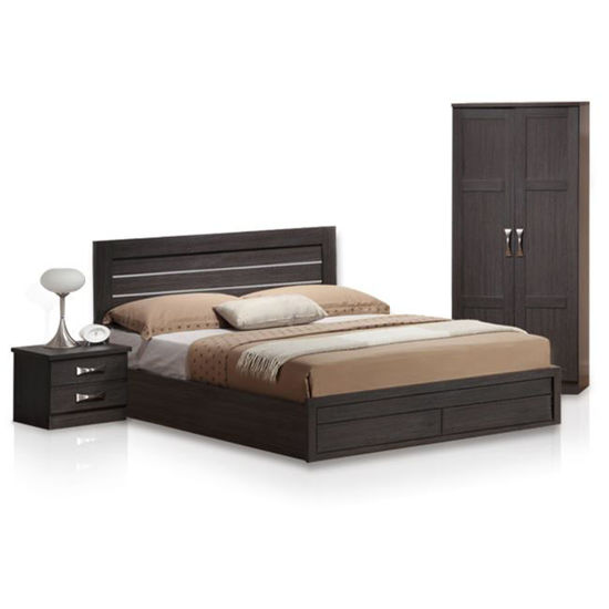 Εικόνα της ΣΕΤ ΦΟΙΤΗΤΙΚΟ 3 ΤΜΧ ΚΡΕΒΑΤΙ 150Χ200-ΚΟΜΟΔΙΝΟ-ΝΤΟΥΛΑΠΑ HM10320