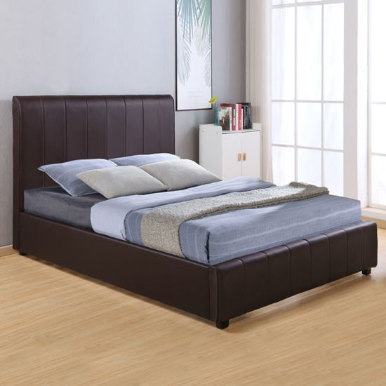 Εικόνα της ΚΡΕΒΑΤΙ BECCY ΜΕ PU ΚΑΦΕ HM556.02 150X200