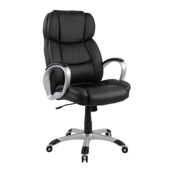 Εικόνα της ΠΟΛΥΘΡΟΝΑ ΓΡΑΦΕΙΟΥ HM1011 ΔΙΕΥΘΥΝΤΙΚΗ PVC ΜΑΥΡΟ