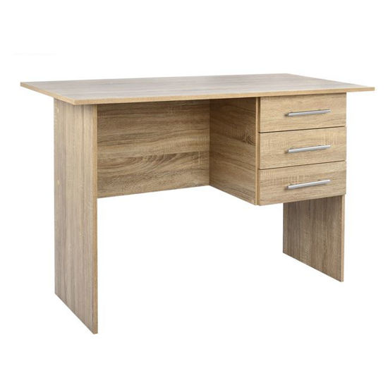 Εικόνα της ΓΡΑΦΕΙΟ ΜΕΛΑΜΙΝΗΣ HM2029.02 ΜΕ 3 ΣΥΡΤΑΡΙΑ SONAMA 120X60X76 εκ.