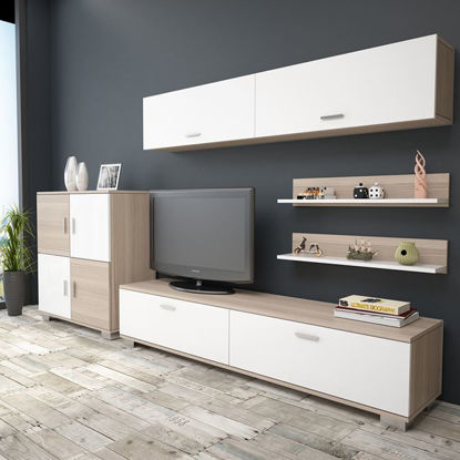 Εικόνα της  ΣΥΝΘΕΣΗ ΤΗΛΕΟΡΑΣΗΣ ΜΕ ΝΤΟΥΛΑΠΙ HM2294.02 ΛΕΥΚΟ-ΜΟΚΑ