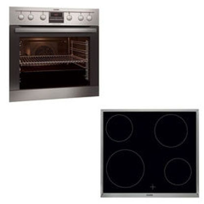 Εικόνα της Σετ Φούρνος-Εστία AEG EE3013021M - HE604000XB