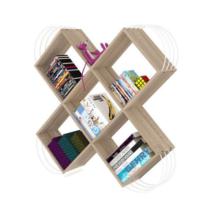 Εικόνα της ΒΙΒΛΙΟΘΗΚΗ TOIXOY CASE ΣΕ ΧΡΩΜΑ SONAMA-ΛΕΥΚΟ HM2247.01