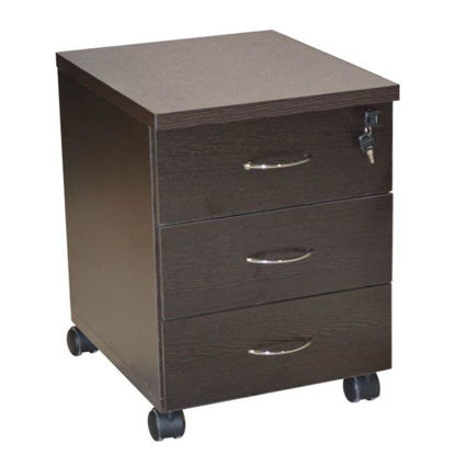 Εικόνα της ΣΥΡΤΑΡΙΕΡΑ ΓΡΑΦΕΙΟΥ ΕΠΑΓΓΕΛΜΑΤΙΚΗ HM2011.02 WENGE ΜΕ 3ΣΥΡΤΑΡΙΑ