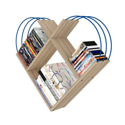 Εικόνα της ΡΑΦΙΕΡΑ ΤΟΙΧΟΥ CASE ΣΕ ΧΡΩΜΑ SONAMA-ΜΠΛΕ HM2248.05