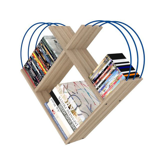 Εικόνα της ΡΑΦΙΕΡΑ ΤΟΙΧΟΥ CASE ΣΕ ΧΡΩΜΑ SONAMA-ΜΠΛΕ HM2248.05