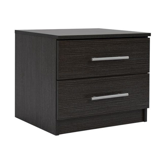 Εικόνα της ΚΟΜΟΔΙΝΟ ΜΕΛΑΜΙΝΗΣ HM2220.01 ZEBRANO 48X40,5X41,5 εκ.