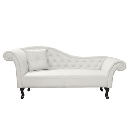 Εικόνα της ΑΝΑΚΛΙΝΔΡΟ T.CHESTERFIELD NIOVI HM3007.02 PU ΛΕΥΚΟ ΑΡ. ΜΠΡΑΤΣΟ