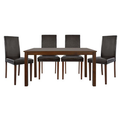 Εικόνα της ΣΕΤ ΤΡΑΠ/ΡΙΑΣ 5ΤMX ΜΕ ΤΡΑΠΕΖΙ 120Χ74 ΚΑΙ ΚΑΡΕΚΛΕΣ SELENE HM10124