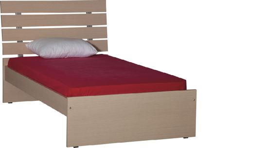 Εικόνα της Κρεβάτι ημίδιπλο ALINE economy line 109X200x120 για στρώμα 190X110