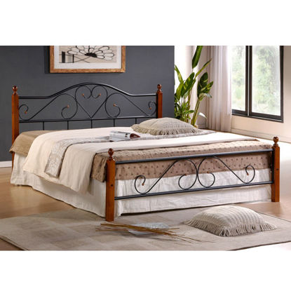 Εικόνα της ΚΡΕΒΑΤΙ ΜΕΤΑΛΛΟ ΞΥΛΟ CANDY HM305 150x200 HOMEMARKT