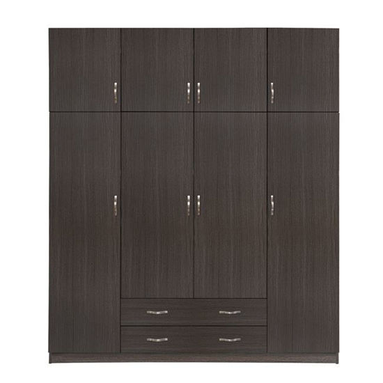 Εικόνα της ΝΤΟΥΛΑΠΑ 4ΦΥΛΛΗ ΜΕ ΠΑΤΑΡΙ ΚΑΙ 2 ΣΥΡΤΑΡΙΑ 200Χ240Χ55.5εκ ZEBRANO HM11224.01