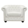 Εικόνα της ΠΟΛΥΘΡΟΝΑ T.CHESTERFIELD HM3011.02 ΤΕΧΝΟΔΕΡΜΑ ΛΕΥΚΟ ΜΑΤ