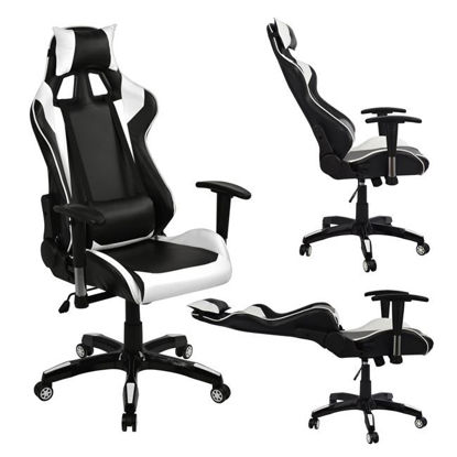 Εικόνα της ΠΟΛΥΘΡΟΝΑ GAMING HM1056.04 ΜΑΥΡΟ-ΛΕΥΚΟ PU