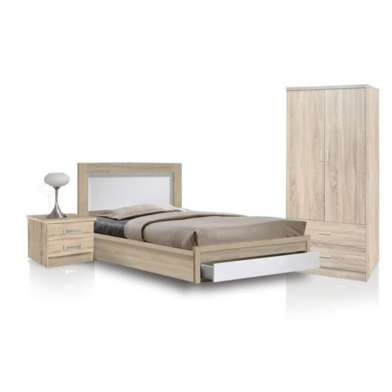 Εικόνα της ΣΕΤ ΦΟΙΤΗΤΙΚΟ 3TMX ΚΡΕΒΑΤΙ-ΚΟΜΟΔΙΝΟ-ΝΤΟΥΛΑΠΑ 2ΦΥΛΛΗ HM11118.02