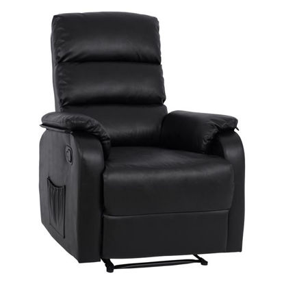Εικόνα της ΠΟΛΥΘΡΟΝΑ COMFORT RELAX ΜΕ ΜΗΧΑΝΙΣΜΟ MASSAGE HM8316.01 ΜΑΥΡΟ PU