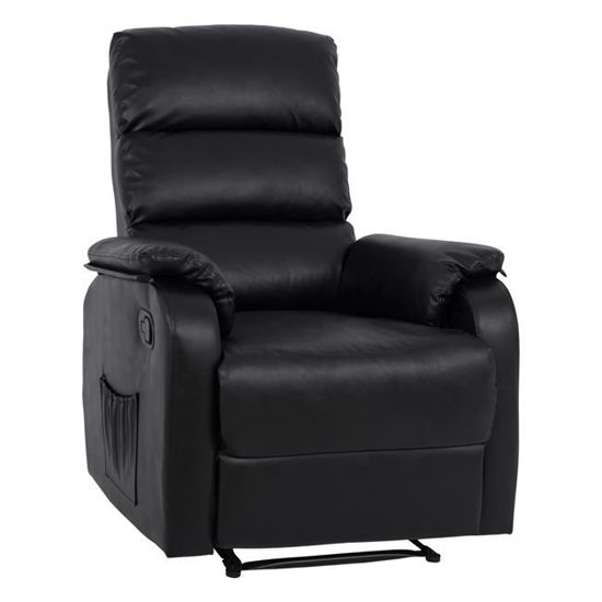 Εικόνα της ΠΟΛΥΘΡΟΝΑ COMFORT RELAX ΜΕ ΜΗΧΑΝΙΣΜΟ MASSAGE HM8316.01 ΜΑΥΡΟ PU