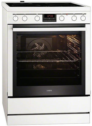 Εικόνα της Κουζίνα AEG 347056V-wn Κεραμική λευκή 74Lt 