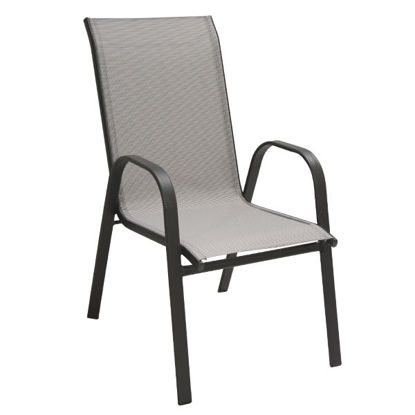 Εικόνα της ΠΟΛΥΘΡΟΝΑ LEON ΜΕΤΑΛΛΙΚΗ ΓΚΡΙ ΜΕ TEXTILINE ΓΚΡΙ HM5000.01