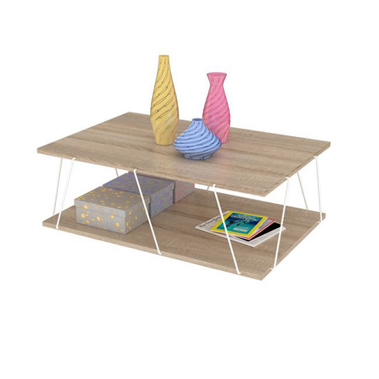 Εικόνα της ΤΡΑΠΕΖΙ ΣΑΛΟΝΙΟΥ TARS ΣΕ ΧΡΩΜΑ SONAMA-ΛΕΥΚΟ HM2238.01