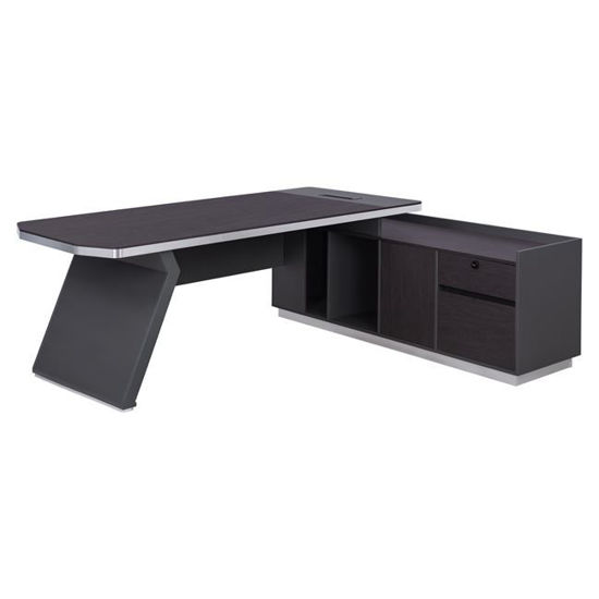 Εικόνα της ΓΡΑΦΕΙΟ ΕΠΑΓΓΕΛΜΑΤΙΚΟ ΔΕΞΙΑ ΓΩΝΙΑ ROSEWOOD HM2084R 220X180X76Υ εκ.