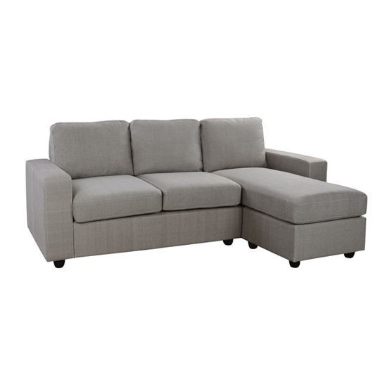 Εικόνα της ΚΑΝΑΠΕΣ ΓΩΝΙΑ HM3004.01 ΑΡΙΣΤΕΡΗ ΚΑΙ ΔΕΞΙΑ ΣΕ ΓΚΡΙ-ΜΠΕΖ ΥΦΑΣΜΑ