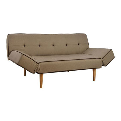 Εικόνα της ΚΑΝΑΠΕΣ ΚΡΕΒΑΤΙ ΜΕ ΑΝΑΔΙΠΛΟΥΜΕΝΑ ΜΠΡΑΤΣΑ CRISPIN ΜΠΕΖ HM3027.02