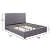 Εικόνα της ΚΡΕΒΑΤΙ BLAKE ΜΕ ΥΦΑΣΜΑ DARK GREY HM557.05 180X200
