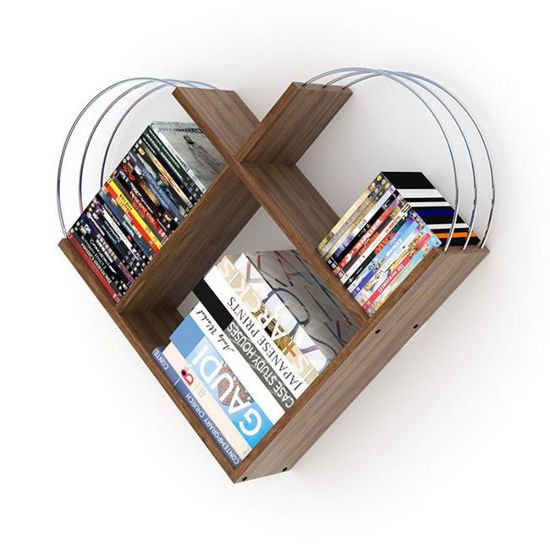 Εικόνα της ΡΑΦΙΕΡΑ ΤΟΙΧΟΥ CASE ΣΕ ΧΡΩΜΑ ΚΑΡΥΔΙ-ΧΡΩΜΙΟ HM2248.03