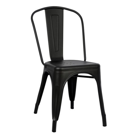 Εικόνα της ΚΑΡΕΚΛΑ ΜΕΤΑΛΛΙΚΗ HM0018.22 MELITA ΣΕ ΜΑΥΡΟ MAT 45x47x85Υ εκ.