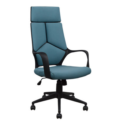 Εικόνα της ΚΑΡΕΚΛΑ ΓΡΑΦΕΙΟΥ HM1054.06 HOMEMARKT ΓΚΡΙ ΣΙΕΛ MESH & ΠΟΔΙ ΜΑΥΡΟ