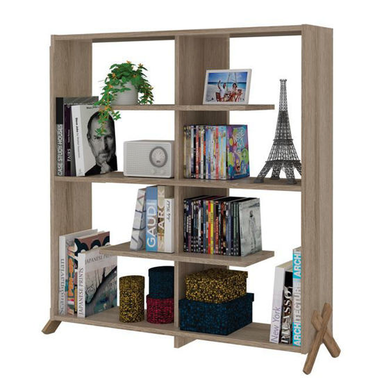 Εικόνα της ΒΙΒΛΙΟΘΗΚΗ KIPP ΣΕ ΧΡΩΜΑ SONAMA-ΟΞΙΑ HM2244.11