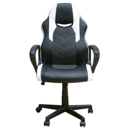 Εικόνα της ΒΣ6210 ΛΕΥΚΟ/ΜΑΥΡΟ PU ΠΟΛΥΘΡΟΝΑ GAMING