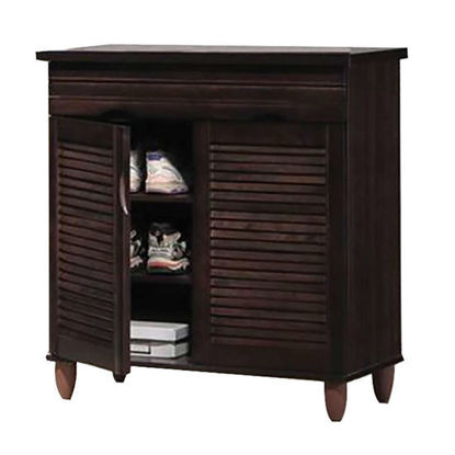 Εικόνα της Παπουτσοθήκη ξύλινη 2 πόρτες 78Χ38Χ83 Wenge