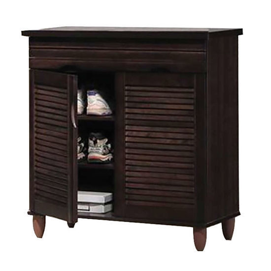 Εικόνα της Παπουτσοθήκη ξύλινη 2 πόρτες 78Χ38Χ83 Wenge