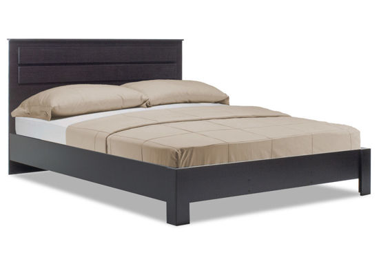 Εικόνα της Κρεβάτι διπλό OLYMPUS pakoworld σε χρώμα wenge 160x200εκ