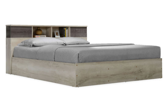 Εικόνα της Κρεβάτι διπλό OLYMPUS pakoworld σε χρώμα castillo-toro 160x200εκ