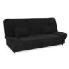 Εικόνα της Kαναπές-κρεβάτι Tiko pakoworld 3θέσιος με αποθηκευτικό χώρο ύφασμα μαύρο
